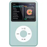 Innioasis Y1 Kinder MP3 Player - Zeitlose Klasse: 128 GB, Bluetooth, Video-Player, Hörbücher, FM-Radio und Touch Wheel-Steuerung (blaugrün)