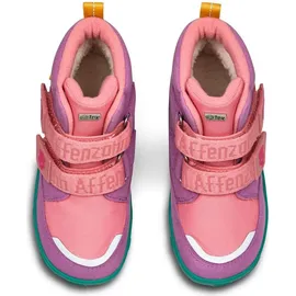 Affenzahn Winterstiefel Vegan Comfy Eule für Kinder, lila, Größe 26 EU