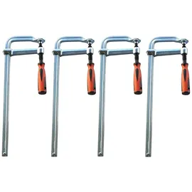 Vago-Tools 4 Stück Profi Ganzstahl Schraubzwinge 200 x 120 mm