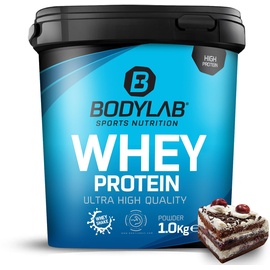Bodylab24 Whey Protein Schwarzwälder Kirsch Pulver 1000 g