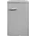 GGV Exquisit RKS120-V-H-160F Retro-Kühlschrank (122 l, 875 mm hoch, Grau)