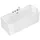 Home Deluxe AMBER freistehende Badewanne 170 x 58 x 80 cm (inkl. Ablauf, LED Beleuchtung, Whirlpool)