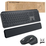 Logitech MX Keys Combo for Business Gen 2 Tastatur Maus enthalten RF Wireless - - hinterleuchtet - kabellos - Bluetooth QWERTY
