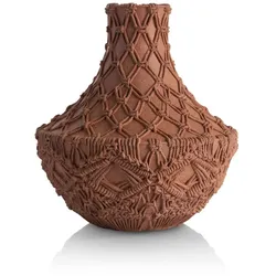 Coco Maison Maeve Vase H33cm - Rot/Orange/Braun