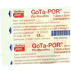 Gothaplast Verbandpflasterfabrik GmbH Gota-Por PU Wundfilm sterile Pflaster 7,2 x 5 cm 1 St.