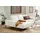 W.Schillig Ecksofa "run, Designsofa mit tollem Sitzkomfort, bequem, L-Form", weiß (weiß z73), B:279cm H:88cm T:178cm, Longlife Xtra-Leder Z73: Naturwalkleder der Luxusklasse aus den erlesensten Rohhäuten.