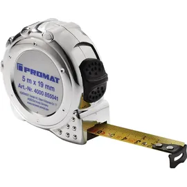 Nordwest Handel AG Taschenrollbandmaß Länge 3 m Breite 16 mm mm/cm EG II Kunststoff Chrom PROMAT