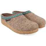 Haflinger - Grizzly Franzl - Hüttenschuhe Gr 47 braun/beige