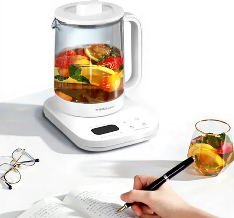 Royalstar Wasserkocher mit Temperaturregelung - 8 Temperaturstufen (100-800 W), 11 Wärmehalte-Stufen, 1.8 Liter