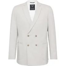 s.Oliver s.O PURE: Zweireihiges Sakko im Slim Fit - creme - 52