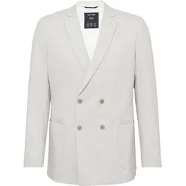 s.Oliver s.O PURE: Zweireihiges Sakko im Slim Fit - creme - 52