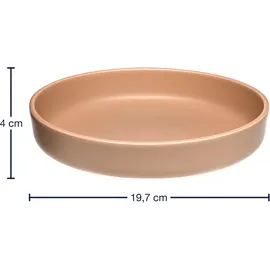 LEONARDO Speiseteller ROMA Ø 19,7 cm apricot 6er Set