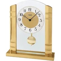 AMS 1117 gold (goldfarben, transparent), Tischuhren, Wohnzimmer, Esszimmer