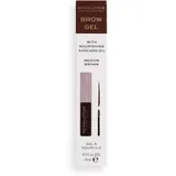 Revolution Beauty Makeup Revolution Brow Fixer Augenbrauen-Gel Farbton Brown 6 ml
