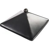 Gabiona Gabionen-Haube Anthrazit eckig 10 x 22,5 x 22,5 cm