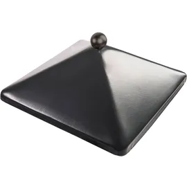 Gabiona Gabionen-Haube Anthrazit eckig 10 x 22,5 x 22,5 cm