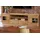 OTTO home Ribe Lowboard 180 cm Braun Glas/Holz/Massivholz
