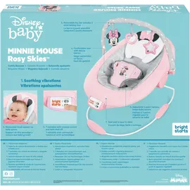 Bright Starts Minnie Mouse vibrierende Liege Rosy Skies
