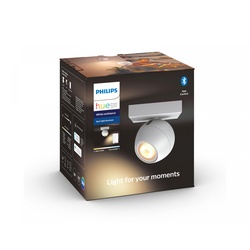 Philips Hue Buckram Einzelspot + Dimmer Switch - Weiß