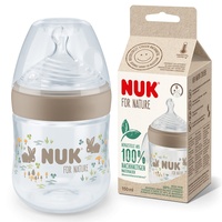 NUK Babyflasche for Nature braun, 0-6 Monate, 150ml,