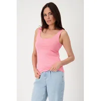Monari Tanktop mit Ziersteinbesatz, Offwhite, 36
