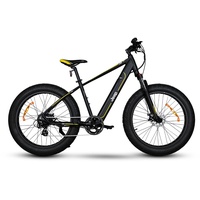 Jeep® Jeep E-Bikes E-Bike MHFR 7100 FAT, 7 Gang, Heckmotor 250 W, (mit Akku-Ladegerät) 48 cm, 26 Zoll (66,04 cm) schwarz