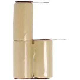 AccuCell 2000mAh NiMH Akku passend für Kenwood FG155 Käsereibe Akku mit 4,8mm Faston Steckkontakten