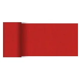 Duni Tischläufer Linnea rot