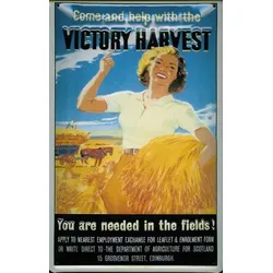 Blechschild „Victory Harvest“