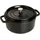 Staub Cocotte 12 cm rund schwarz