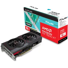 Sapphire Pulse Radeon RX 7600 XT OC, 16GB GDDR6, 2x HDMI, 2x DP, lite retail (11339-04-20G)
