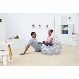 BESTWAY Glitter Dream Air Aufblasbares Sofa - Clear / Glitter - +6 Jahre