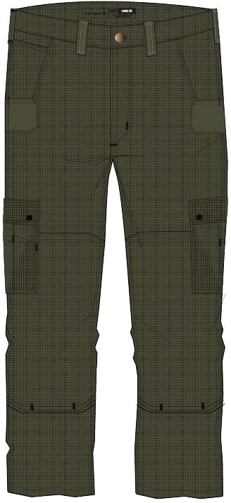 Carhartt Ripstop, Cargohose - Dunkelgrün (G72) - W34/L34