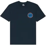 QUIKSILVER Herren T-Shirt blau Baumwolle, blau, Frühjahr/Sommer 2026