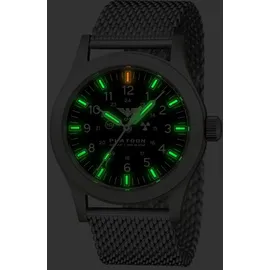 KHS PLASSF.MS Herren-Armbanduhr Platoon Solar Meshband