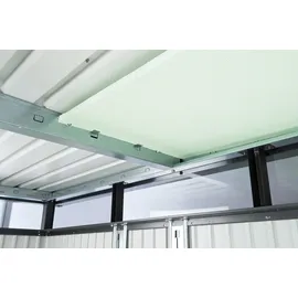 Biohort HighLine H4 2,75 x 2,75 m silber-metallic Doppeltür