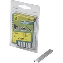 WOLFCRAFT Breitrückenklammern Typ 53 4 mm 2400 St.