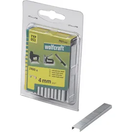 WOLFCRAFT Breitrückenklammern Typ 53 4 mm 2400 St.