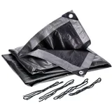 TALK-POINT Abdeckplane 3 x 4 m silber