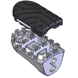 SW-Motech ION Fußrasten-Kit für Honda XRV650/750 (87-03) XL600V (87-99) CRF1000L Tieferlegung