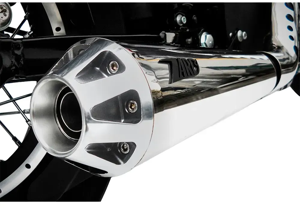 Zard 2-in-1 Harley Davidson Sportster Zhd528s00sao-p Homologiertes Vollliniensystem - Polished - One Size