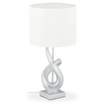 Relaxdays Tischlampe Silber