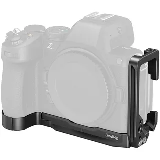 SMALLRIG L-Bracket für Nikon Z5 II, Z5, Z6, Z6II, Z7, Z7II, L-förmige Platte für arca-Swiss, QD-Schnittstelle, 1/4"-20 Gewindebohrungen, Blitzschuh, Gurtschlitze – 5256