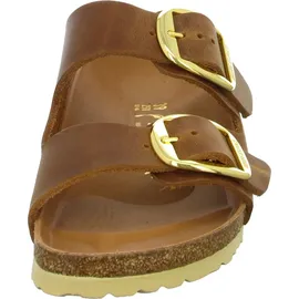 Birkenstock Arizona Big Buckle Nubukleder geölt schmal cognac 40