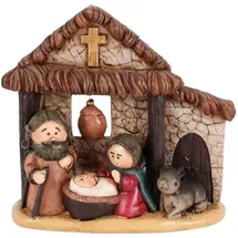 home&styling collection Kleine Weihnachtskrippe, 15 cm,