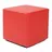 Küchen-Preisbombe Sitzwürfel Kubus I Hocker Kunstleder 45 x 45 x 45 cm Rot