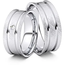 Trauringe Arnsberg 750er Weiflgold - 6586