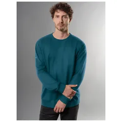 Trigema Sweatshirt »TRIGEMA Sweatshirt« Trigema petrol M