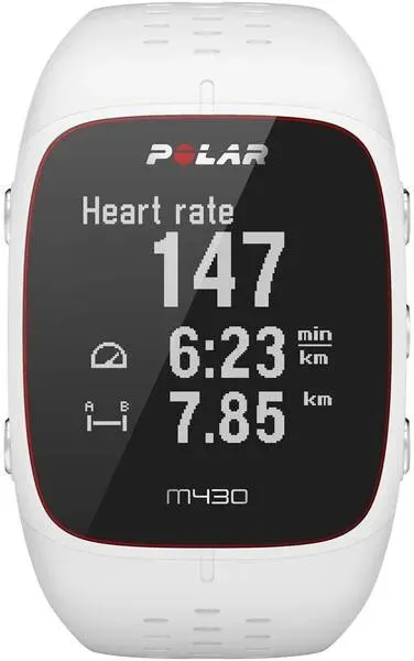 POLAR GPS- Laufuhr "M430" mit Herzfrequenzmessung, White, -