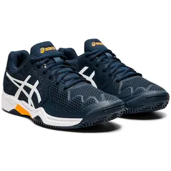 Asics Tennisschuhe Gel Resolution 8 Clay/Sandplatz blau/orange Kinder